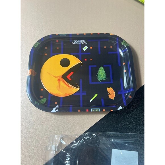 Unbranded Other - NEW Smoke Arsenal PAC Man Premium Grinder Rolling Tray Metal Lightweight Gifting